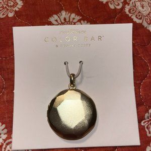 KENDRA SCOTT GOLD COLOR BAR LOCKET W/NO CHAIN